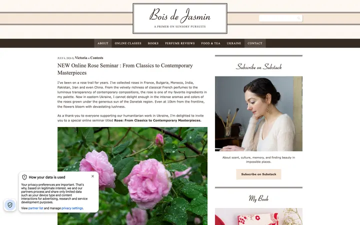 Bois de Jasmin homepage