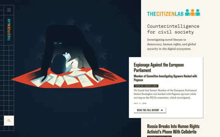 Citizen Lab homepage