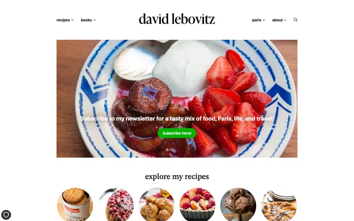 David Lebovitz homepage
