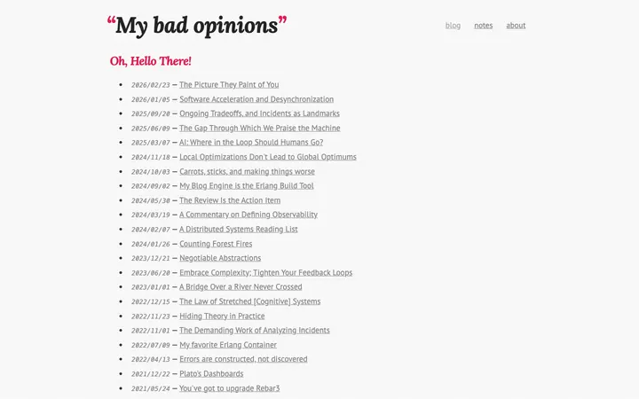 Fred Hebert (ferd.ca) homepage