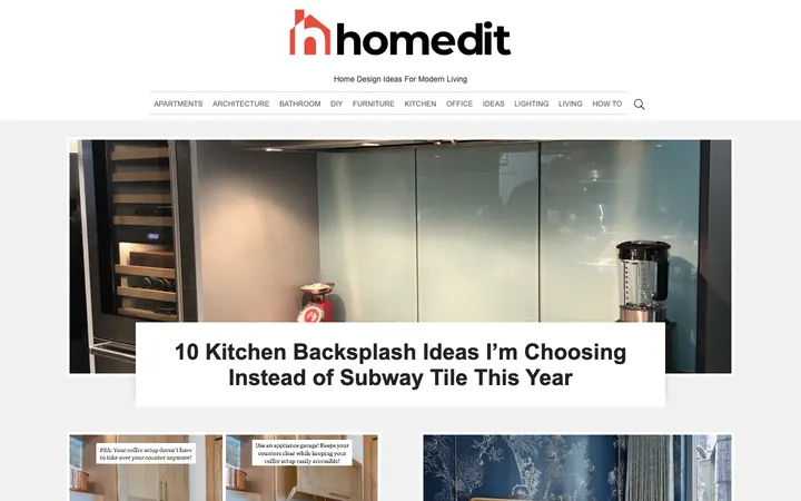 Homedit homepage