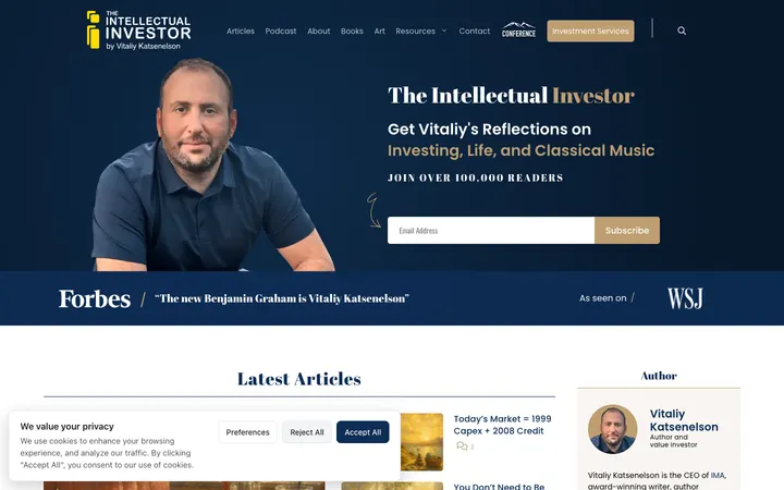 The Intellectual Investor (Vitaliy Katsenelson) homepage