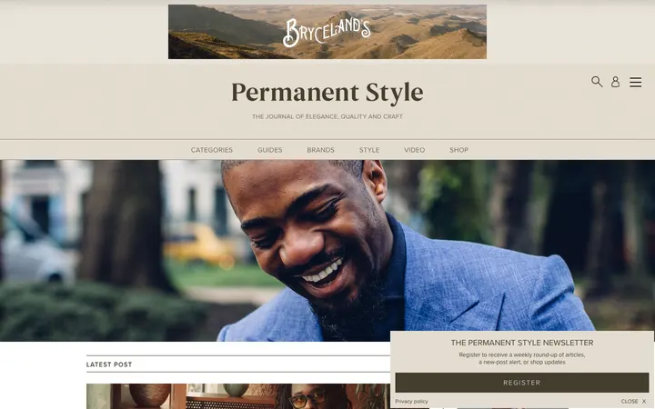 Permanent Style homepage