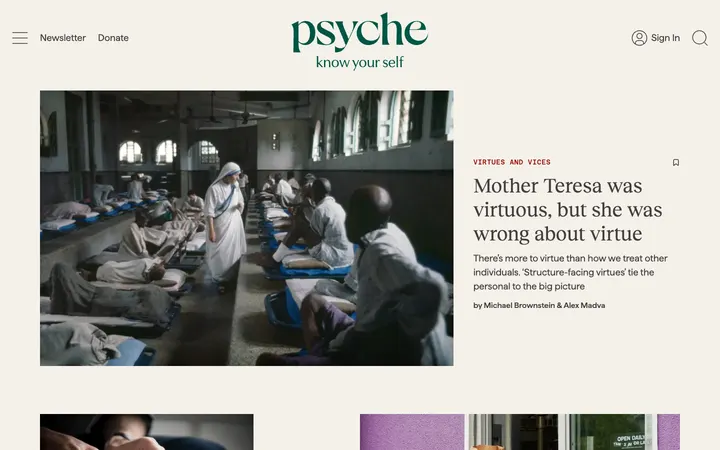 Psyche homepage