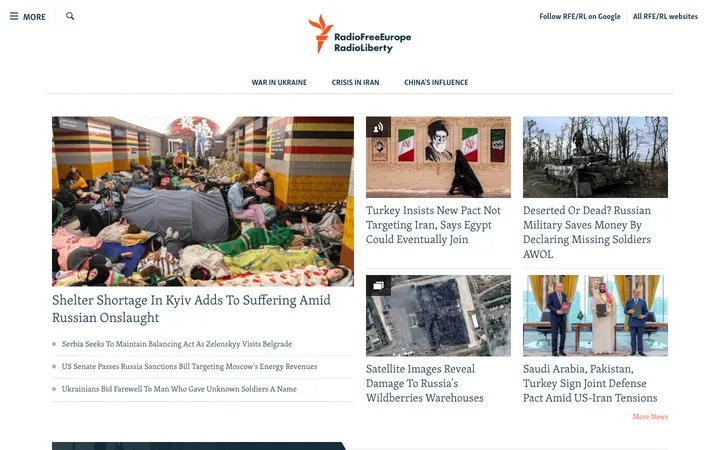 RFE/RL homepage