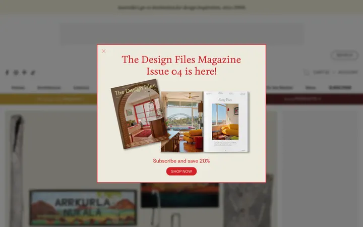 The Design Files homepage