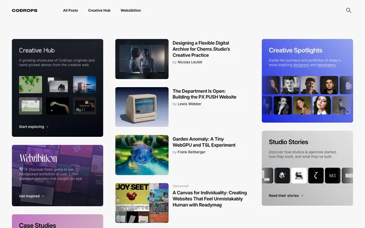Codrops homepage
