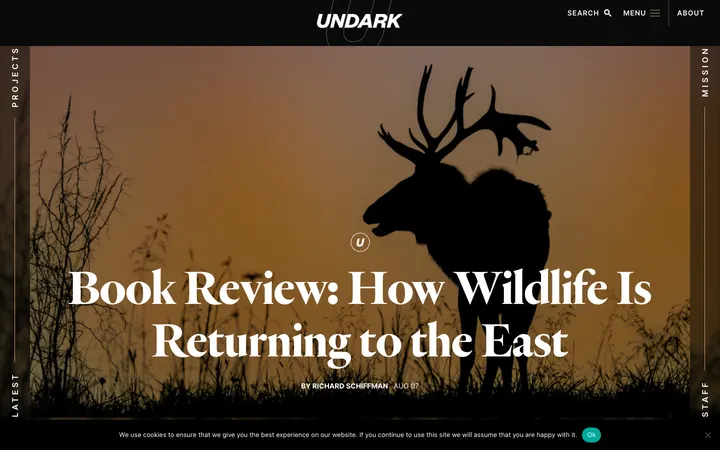 Undark Magazine homepage